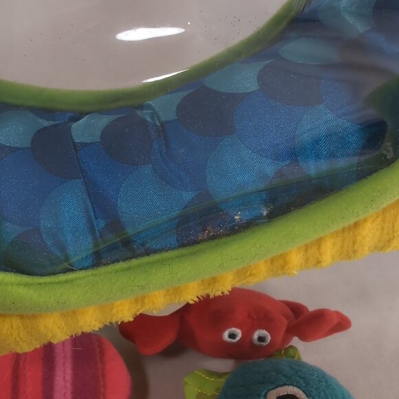 Tomy Lamaze My First Fish Tank & Sea Creatures Plush Rattle Crab L27204 Baby Toy - Picture 5 of 13